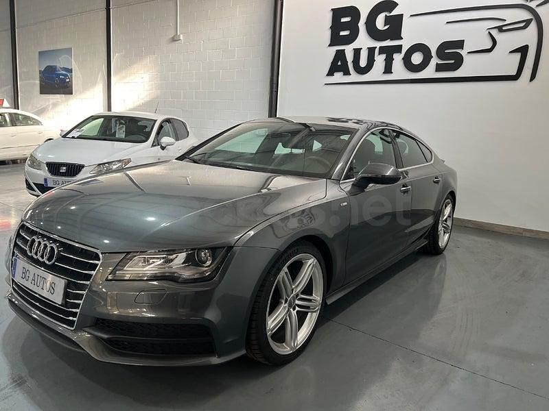 Usado Audi A7 Sportback S-Line 204 CV (150 kW) 2014 Gris / plata Utilitario