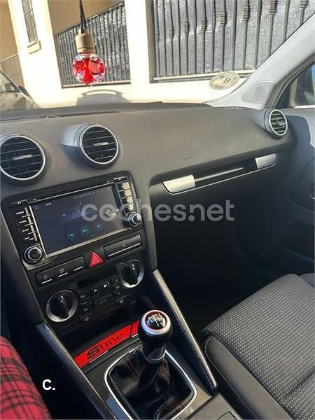Usado Audi A3 Ambiente 105 CV (77 kW) 2007 Negro Berlina