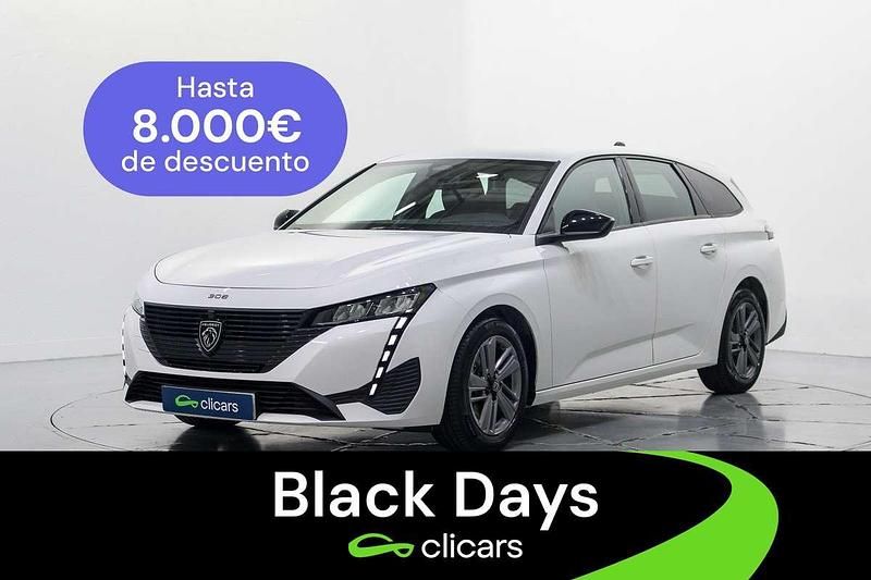 Blanco Usado 2022 Peugeot 308 SW Active Familiar | 14.790 € (Buen precio) - Imagen 1/4