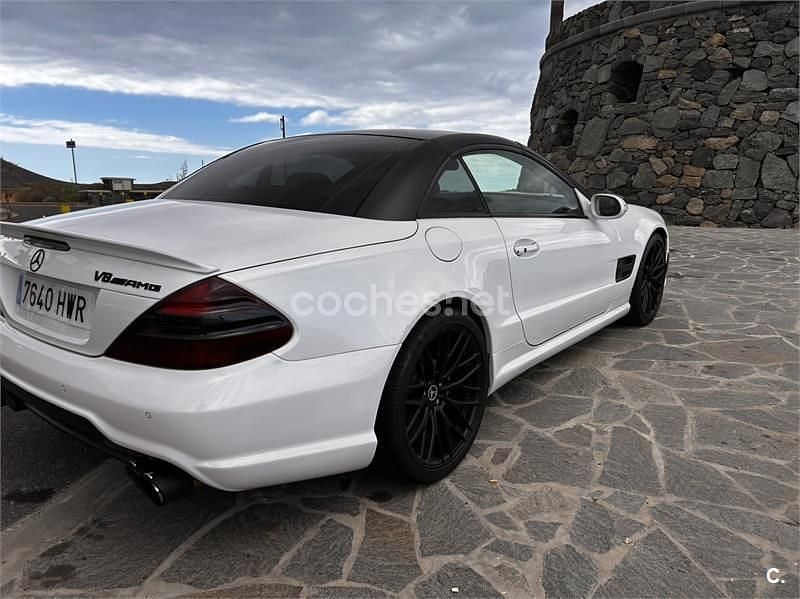 Usado Mercedes SL55 AMG AMG 476 CV (350 kW) 2002 Blanco Descapotable