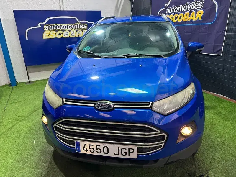 Usado Ford Ecosport Trend 125 CV (91 kW) 2015 Azul SUV