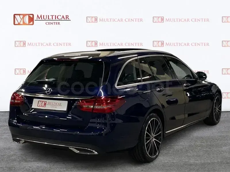 Usado Mercedes C200 160 CV (117 kW) 2020 Azul Familiar
