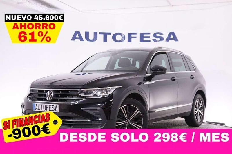 Negro Usado 2021 VW Tiguan Life SUV | 17.850 € - Imagen 1/4