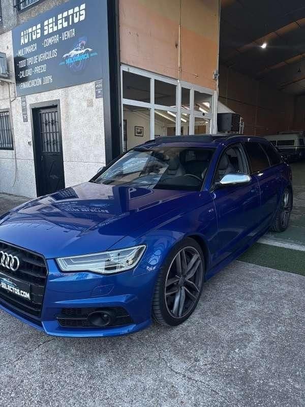 Usado Audi S6 450 CV (330 kW) 2016 Azul Familiar