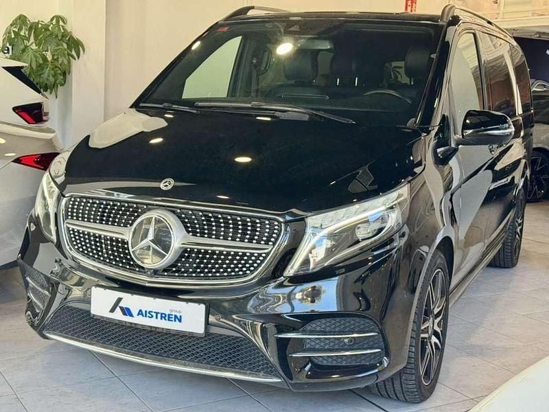 Negro Usado 2022 Mercedes V300 Avantgarde Monovolumen | 59.990 € (Precio justo) - Imagen 1/4