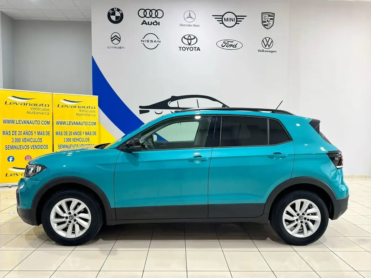 Usado VW T-Cross Advance 95 CV (69 kW) 2021 Azul SUV