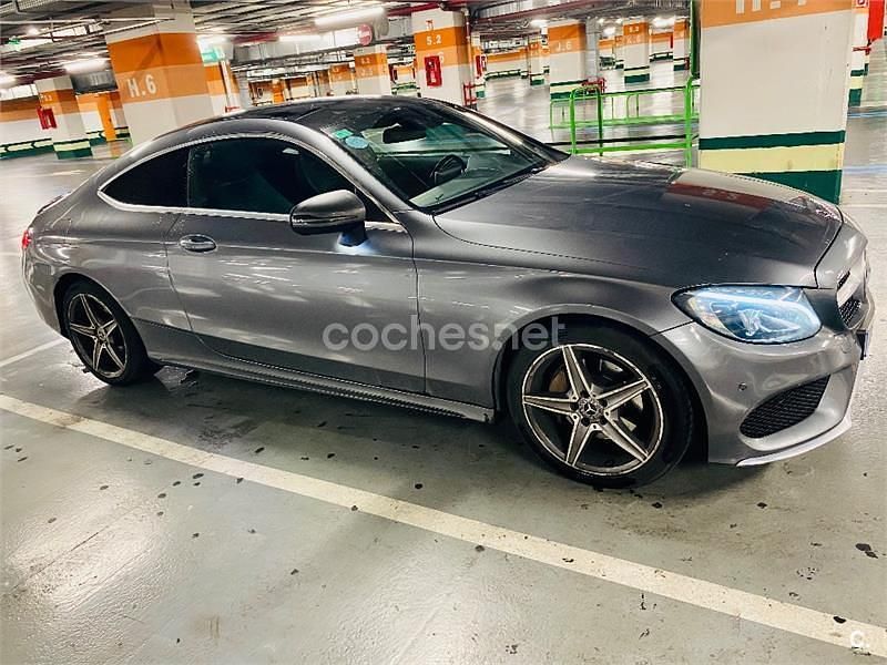 Usado Mercedes C220 170 CV (125 kW) 2017 Gris / plata Coupe