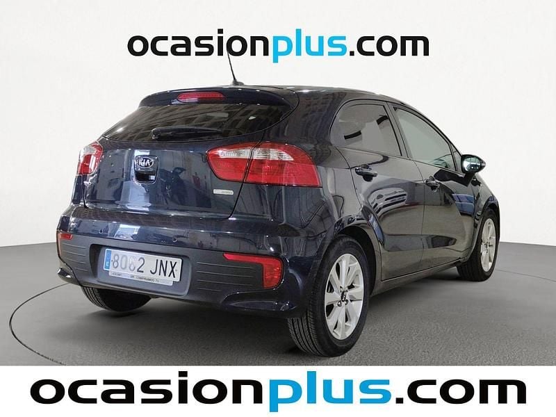 Usado Kia Rio 84 CV (61 kW) 2016 Azul Utilitario