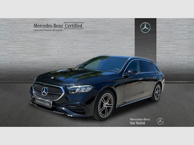 Negro Usado 2024 Mercedes E300 AMG line Familiar | 60.990 € (Buen precio) - Imagen 1/4