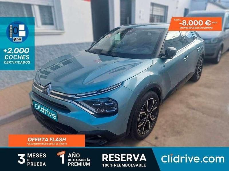 Azul Usado 2022 Citroën e-C4 Shine Berlina | 15.890 € (Buen precio) - Imagen 1/3