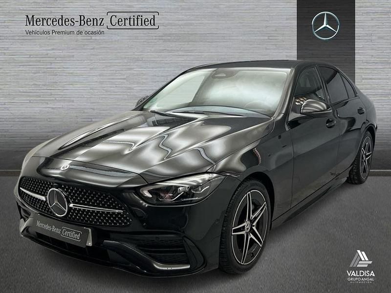 Usado Mercedes C200 AMG line 163 CV (119 kW) 2025 Negro Berlina