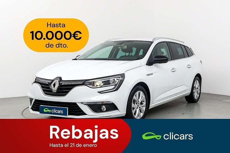 Blanco Usado 2018 Renault Mégane GrandTour LIMITED Familiar | 11.890 € (Buen precio) - Imagen 1/4