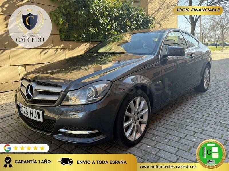 Usado Mercedes C180 156 CV (114 kW) 2012 Negro Coupe