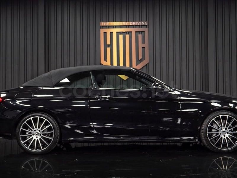 Usado Mercedes C220 194 CV (142 kW) 2019 Negro Descapotable