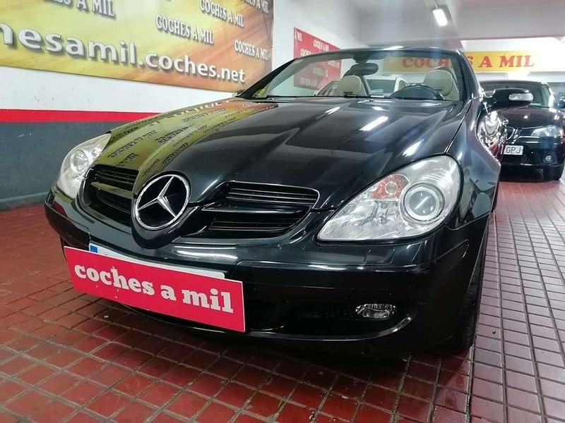Usado Mercedes SLK200 163 CV (119 kW) 2004 Negro Descapotable