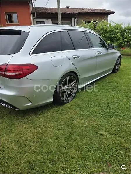 Usado Mercedes C220 AMG 170 CV (125 kW) 2016 Gris / plata Familiar