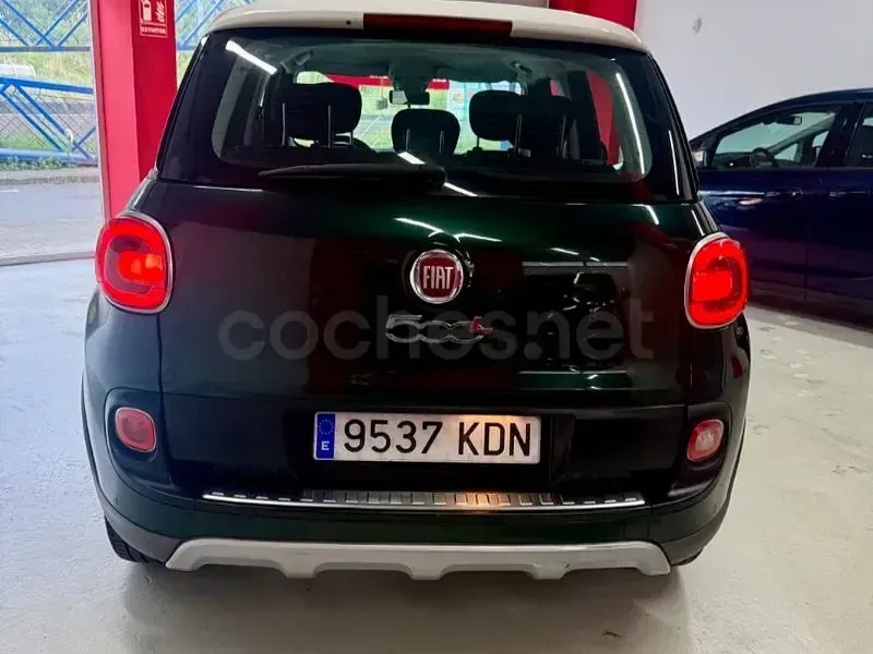Usado Fiat 500L Cross 95 CV (69 kW) 2017 Verde Monovolumen