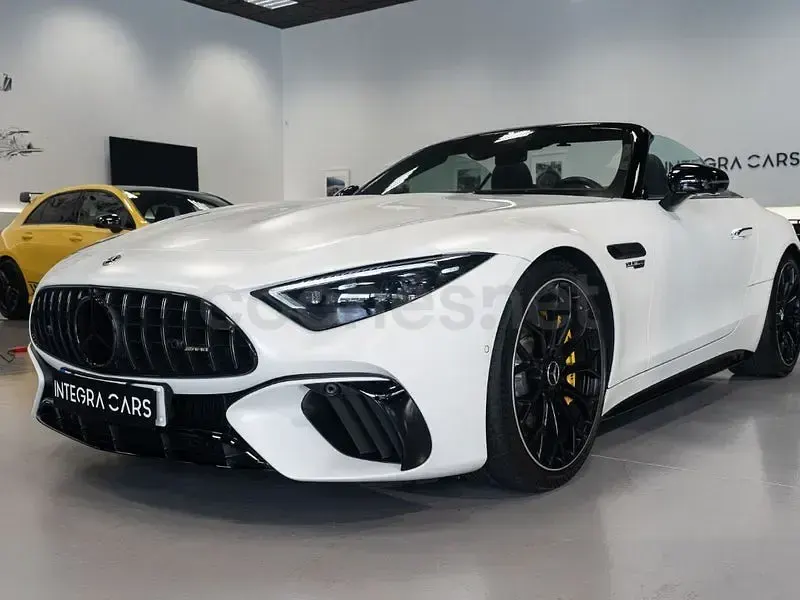Usado Mercedes SL63 AMG AMG 585 CV (430 kW) 2023 Blanco Descapotable