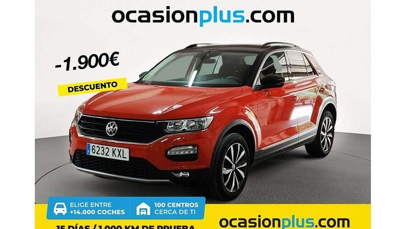 Rojo Usado 2019 VW T-Roc Advance SUV | 19.000 € (Precio justo) - Imagen 1/4