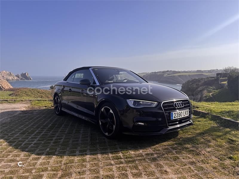 Usado Audi A3 Cabriolet Ambition 184 CV (135 kW) 2016 Negro Descapotable