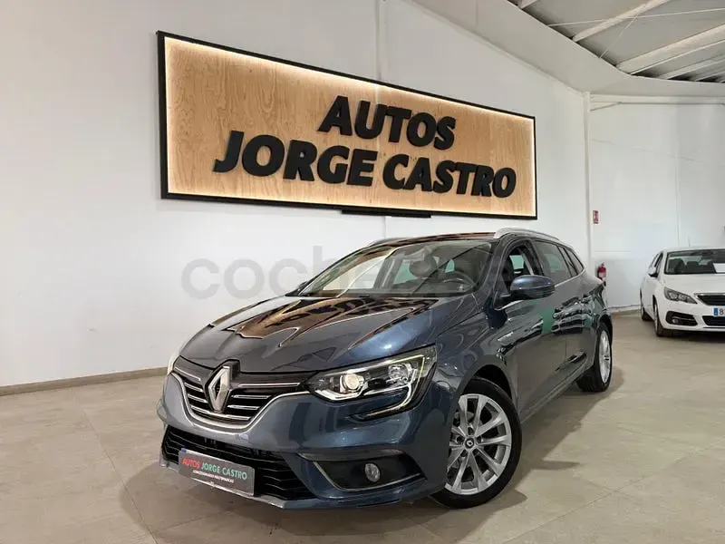 Usado Renault Mégane GrandTour Zen 110 CV (80 kW) 2017 Azul Familiar