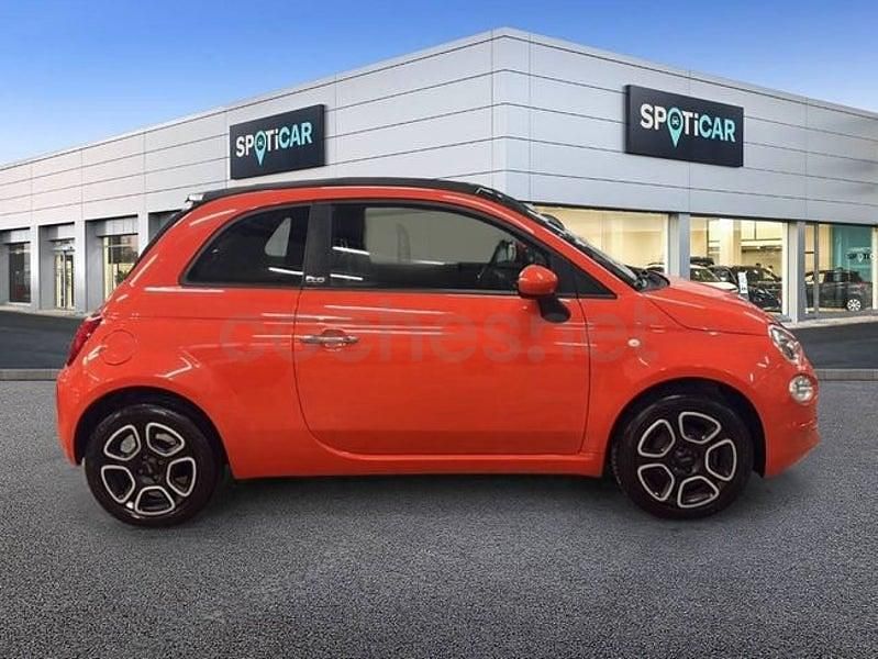 Usado Fiat 500C Club 70 CV (51 kW) 2023 Naranja Descapotable