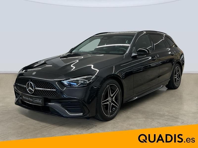Gris grafito Usado 2025 Mercedes C220 AMG line Familiar | 48.900 € (Precio justo) - Imagen 1/4