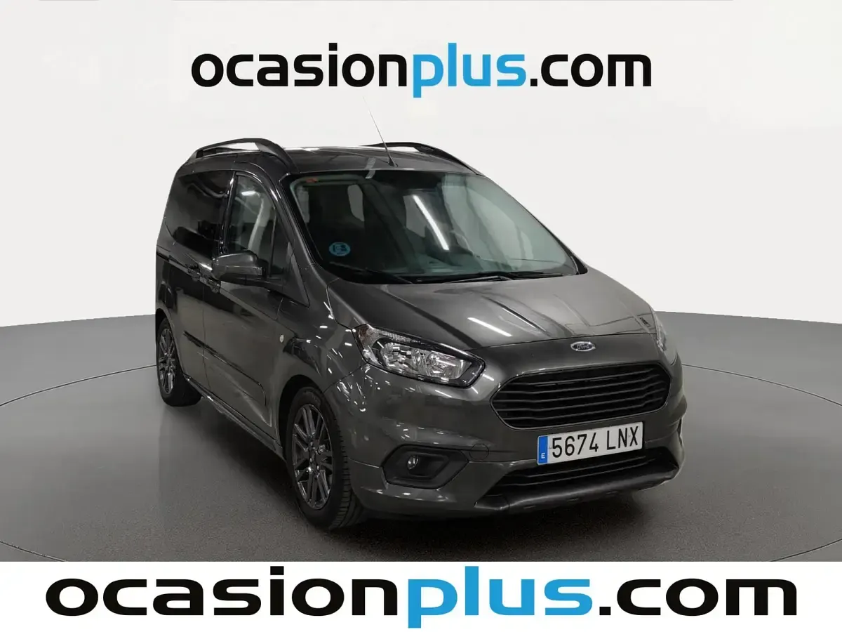 Usado Ford Tourneo Courier Sport 101 CV (74 kW) 2021 Gris Monovolumen