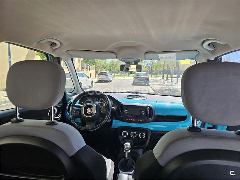 Usado Fiat 500L Lounge 95 CV (69 kW) 2015 Azul Monovolumen