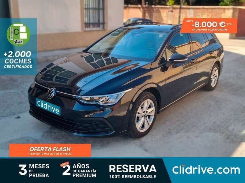 Negro Usado 2021 VW Golf VIII Familiar | 17.690 € (Buen precio) - Imagen 1/4