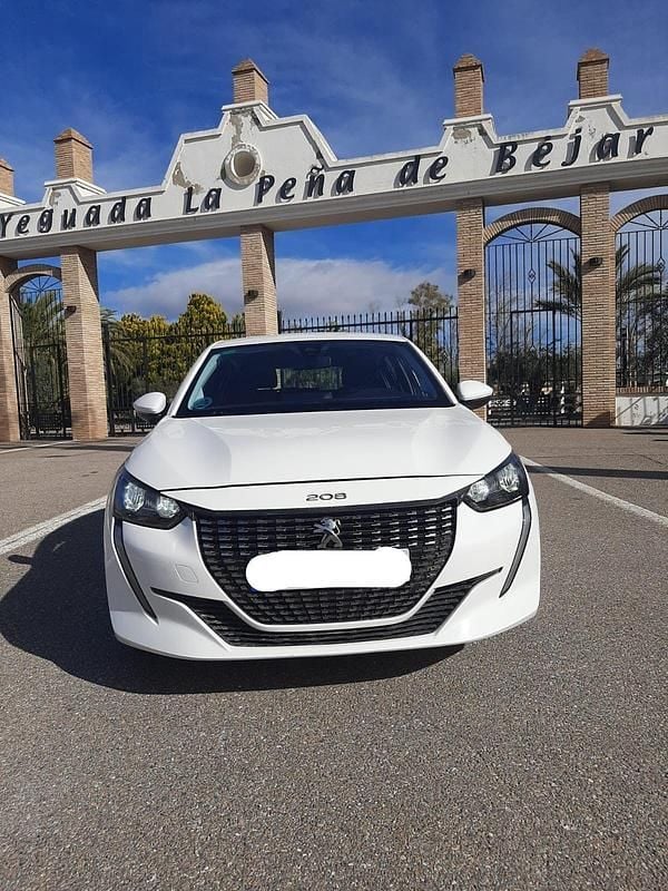 Usado Peugeot 208 Active 100 CV (73 kW) 2020 Blanco Utilitario
