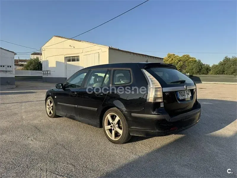 Usado Saab 9-3 Linear 150 CV (110 kW) 2007 Negro Utilitario