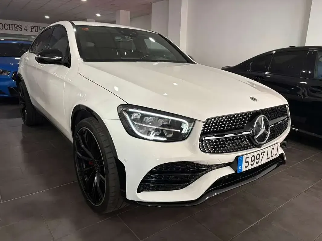Usado Mercedes GLC220 194 CV (142 kW) 2019 Blanco SUV