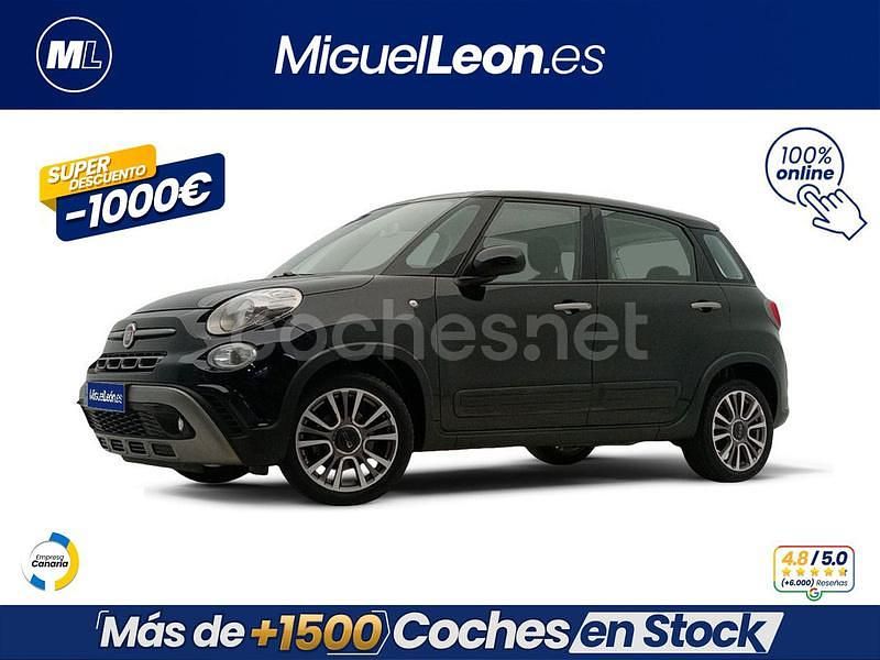 Negro Usado 2022 Fiat 500L Cross Monovolumen | 13.985 € (Un poco caro) - Imagen 1/3
