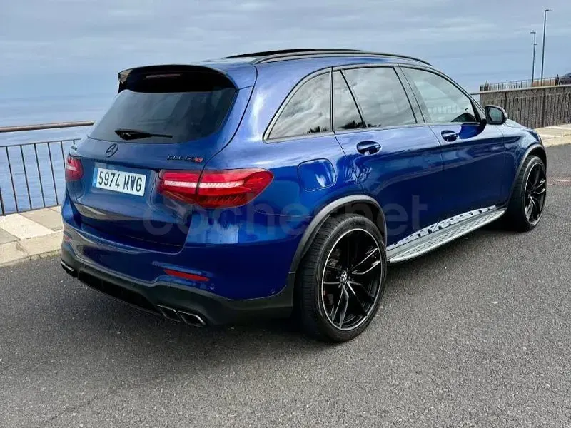 Usado Mercedes GLC63 AMG 510 CV (375 kW) 2019 Azul SUV