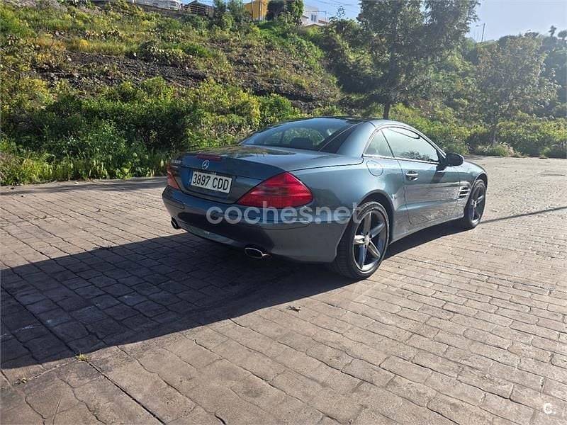 Usado Mercedes SL500 306 CV (225 kW) 2003 Verde Descapotable