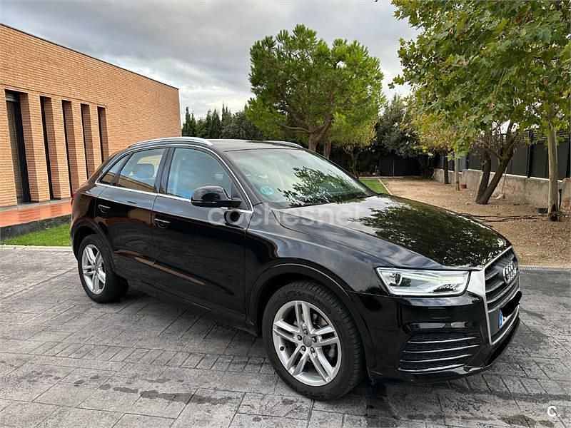 Usado Audi Q3 Sport 150 CV (110 kW) 2017 Negro SUV