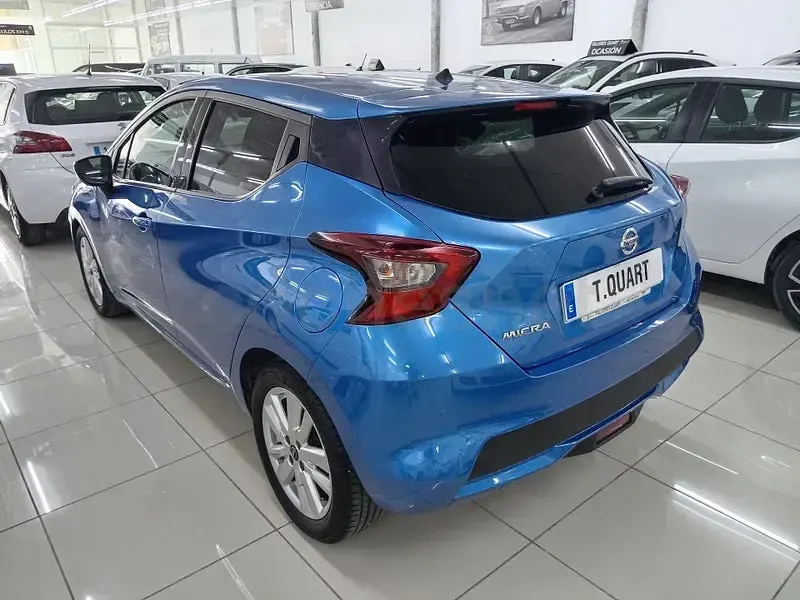Usado Nissan Micra N-Connecta 100 CV (73 kW) 2019 Azul Utilitario