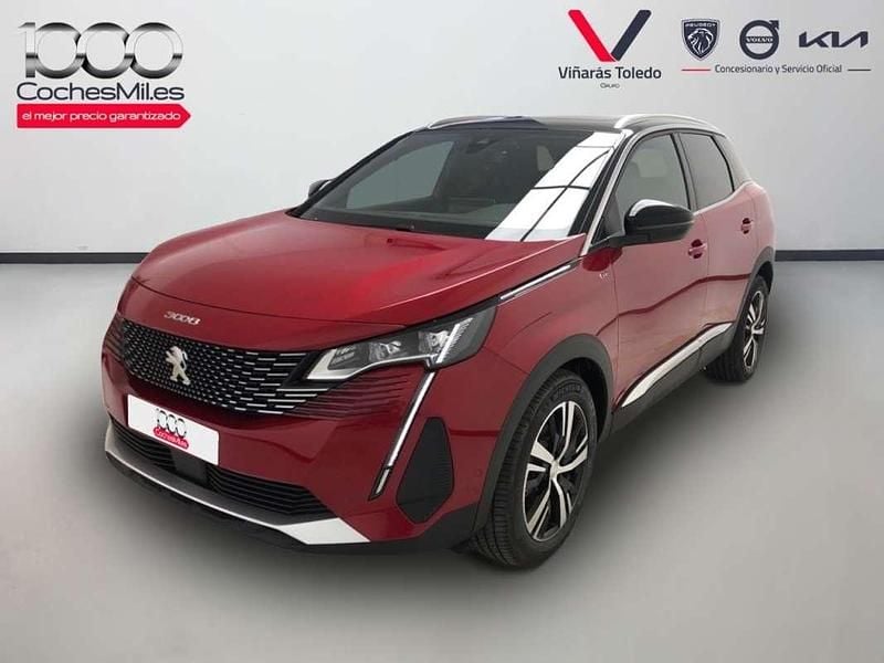Rojo Usado 2021 Peugeot 3008 GT-line SUV | 17.091 € (Super precio) - Imagen 1/4