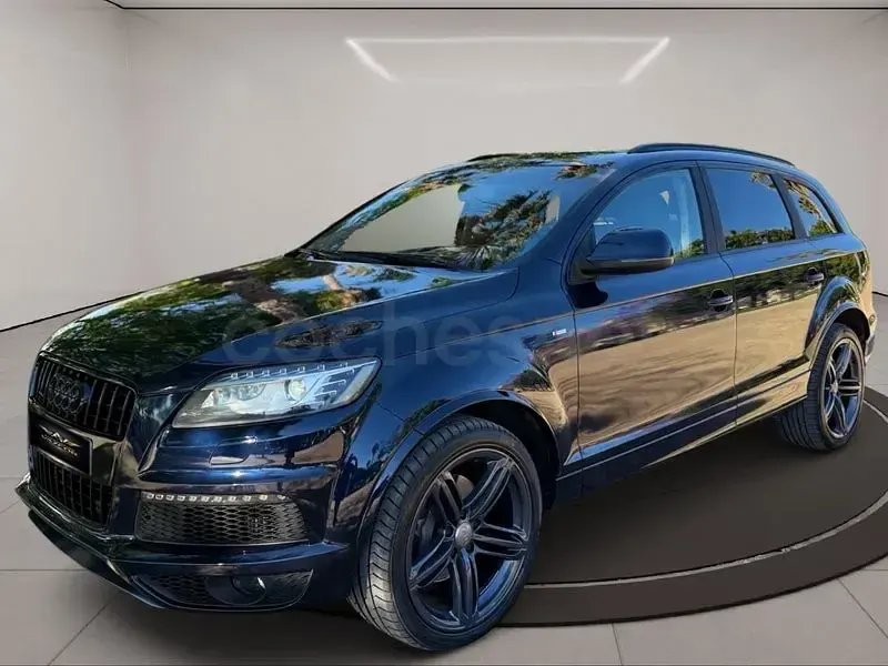 Usado Audi Q7 Ambition 340 CV (250 kW) 2013 Azul SUV
