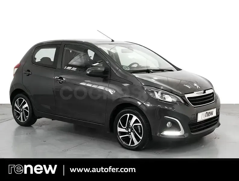 Usado Peugeot 108 Allure 82 CV (60 kW) 2015 Gris / plata Berlina