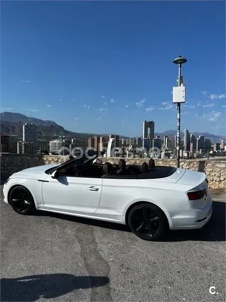 Usado Audi A5 Cabriolet S-Line 252 CV (185 kW) 2018 Blanco Descapotable