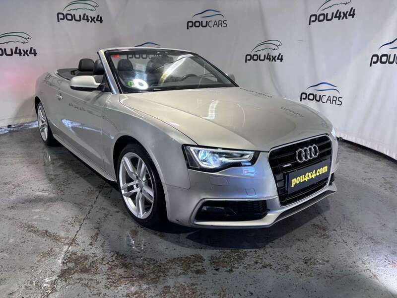 Plateado Usado 2014 Audi A5 Cabriolet S-Line Descapotable | 32.500 € - Imagen 1/4
