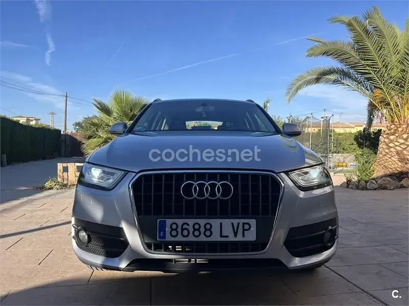 Usado Audi Q3 Attraction 140 CV (102 kW) 2014 Gris / plata SUV
