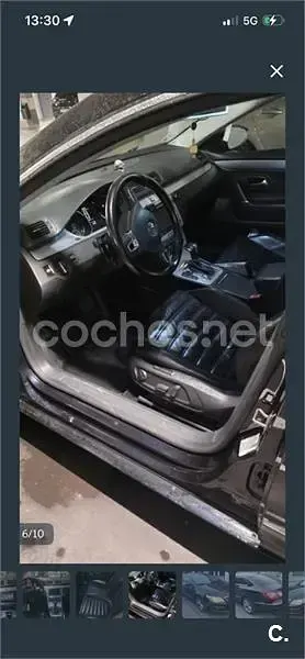 Usado VW Passat Highline 170 CV (125 kW) 2012 Negro Berlina