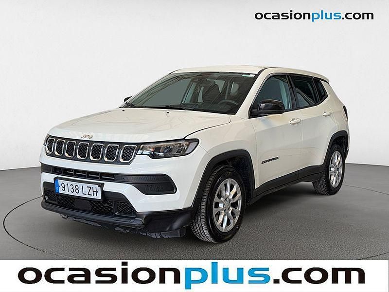 Blanco Usado 2022 Jeep Compass Longitude SUV | 19.596 € (Precio justo) - Imagen 1/4