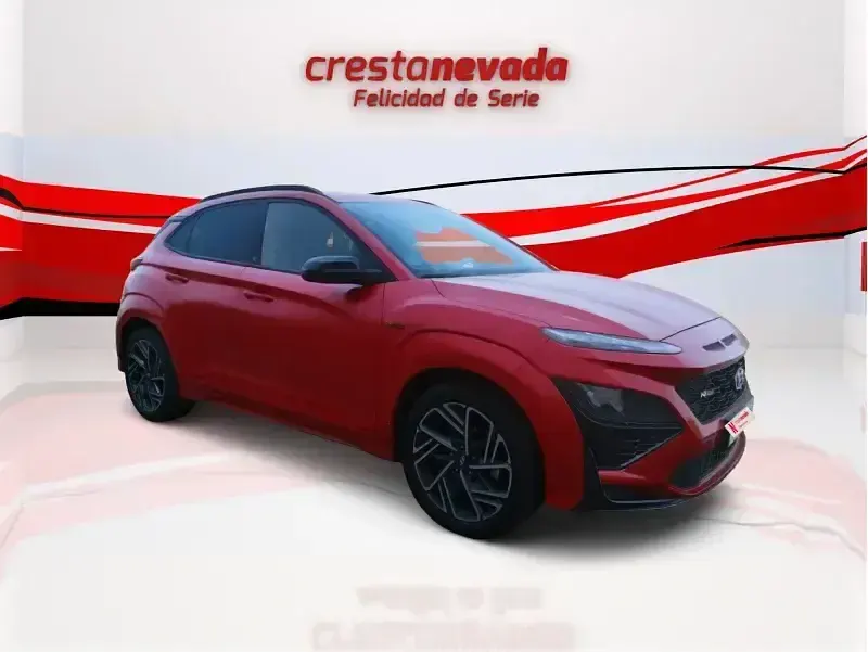 Usado Hyundai Kona N Line 120 CV (88 kW) 2022 Rojo SUV