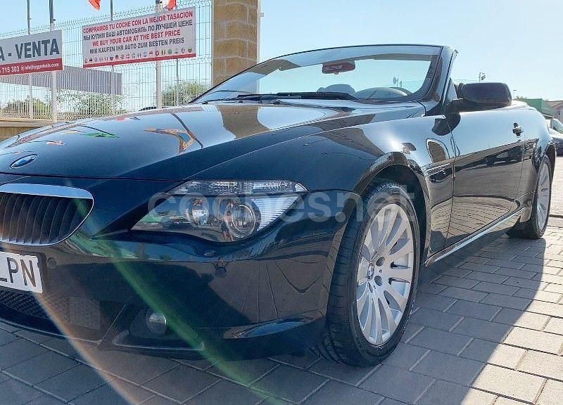 Usado BMW 630 Cabriolet 258 CV (189 kW) 2007 Negro Descapotable