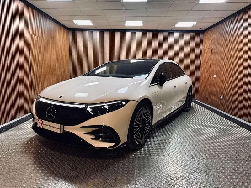 Usado Mercedes EQS450+ 244 kW (333 CV) 2022 Blanco Berlina