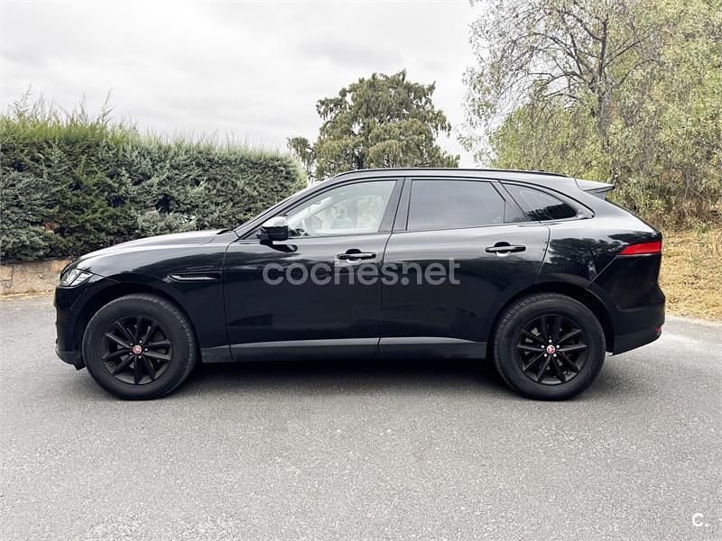 Negro Usado 2018 Jaguar F-Pace R-Sport SUV | 18.500 € (Precio justo) - Imagen 1/4